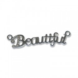 Zamak « Beautiful » 51 x 15 mm
