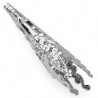 999° Silver Antique Plated/ 5µm