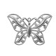 Brass Filigree Buterfly 56x36mm