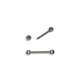 Perno tipo Piercing in Ottone 20x1.5mm (palline 4mm)