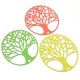 Pendentif Arbre de Vie Filigrane en Métal/Laiton 40x40mm