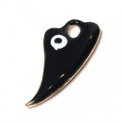 Charm cœur œil en Zamak Émaillé 10 x 21 mm
