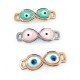Enameled Zamak Connector Infinity Eye 22x7mm