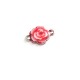 Connettore in Zama Rosa Smaltata 15mm