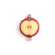 Intercalaire pomme en Métal/Zamak émaillé 18mm
