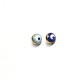 Enameled Zamak Slider Eye 25x13mm