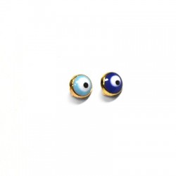 Œillet Coulissant en Zamak Émaillé 25 x 13 mm