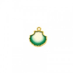 Zamak Charm Shell w/ Enamel 16mm