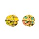 Enameled Zamak Pendant Round 24mm