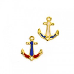 Zamak Connector Anchor w/ Enamel 19mm