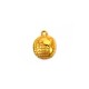 Enameled Zamak Charm World Globe 13mm
