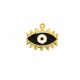 Colgante de Metal Zamak Ojo Esmaltado 23x18mm