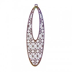 Pendentif Goutte 92x30mm en Acier Inoxydable