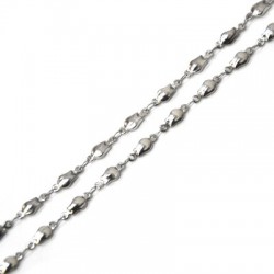 Chaîne maille 3.8x10mm en Acier Inoxydable 304