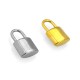 Breloque Cadenas 10x16mm en Acier Inoxydable 304
