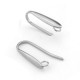 Crochets d'oreilles à décorer 17x8.5mm en Acier Inoxydable 304