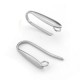 Stainless Steel 304 Earring w/ Hook 17x8.5mm