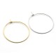 Stainless Steel 304 Earring Round 30mm/07.mm