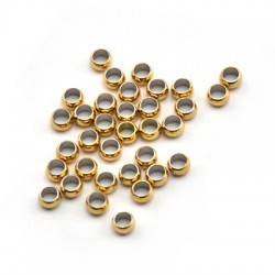 Perles à Écraser 4mm (Ø1.2mm) en Acier Inoxydable 304