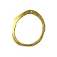 Pendentif cercle irrégulier en Aluminium 48x52mm