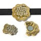 Zamak Magnetic Clasp Flower 23mm