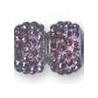Rhodium / Améthyste clair