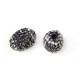 Perlina Ovale con Strass 10x13mm