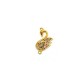 Connecteur en Laiton Zircon Cygne 20 mm
