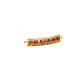 Zircon Brass Connector Bar 6x29mm