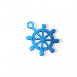 Pendentif roue en Zamak Peint 20 x 24 mm