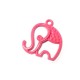 Breloque Éléphant en Zamak Peint 20.5 x 23 mm