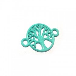 Conector Metal Zamak Pintado Redondo Árbol de la Vida 15mm