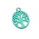 Zamak Painted Charm Tree of Life 18mm