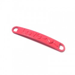 Connecteur en Zamak Peint « Love » 37 x 6 mm