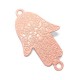 Zamak Painted Pendant Palm 47x29mm with 2 Rings