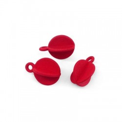 Colgante de Metal Zamak Redondo 3D Efecto Goma 10mm