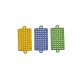Zamak Rubber Effect Connector Rectangular 25x15mm