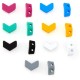 Pasador de Metal Zamak Flecha Efecto Goma 8x6mm (Ø1.3mm)