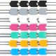 Zamak Rubber Effect Slider Arrow 8x12mm