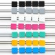 Pasador de Metal Zamak Cuadrado Efecto Goma 8mm (Ø1.3mm)