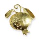 Brass Lucky Pendant Pomegranate 60mm