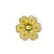 Brass Cast Flower 20mm