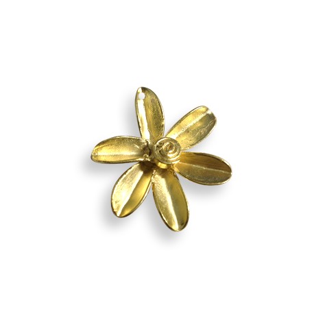 Brass Cast Flower 35mm