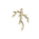 Brass Cast Tree Branch 22x30mm