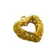 Brass Cast Heart 19mm