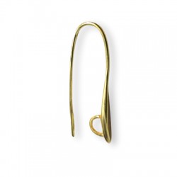Brass Cast Earring Hook 9x29mm