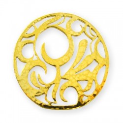 Brass Cast Pendant Round 58mm