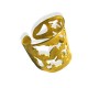Brass Cast  Ring 23x22mm