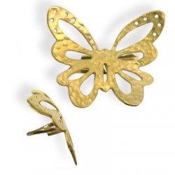 Bague en Laiton Coulé Papillon 38 x 31 mm