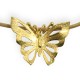 Brass Slider Butterfly 47x38mm